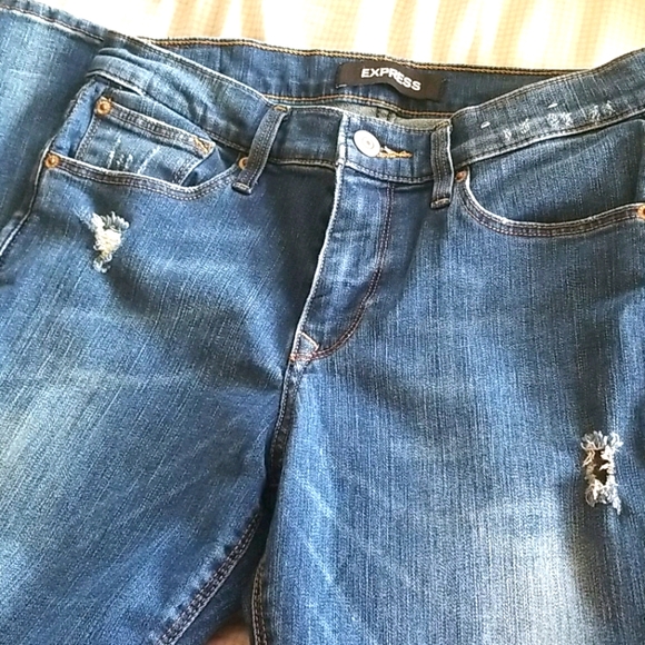 Express cropped skinny jeans - Picture 1 of 7